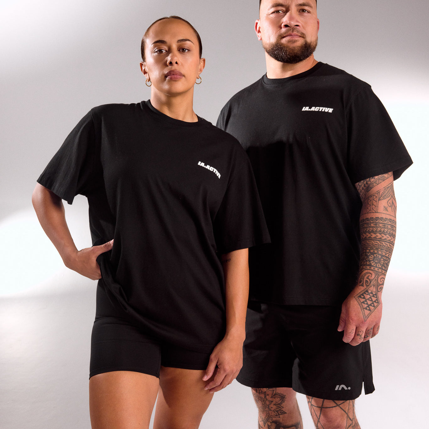 IA.ACTIVE TEE BLACK