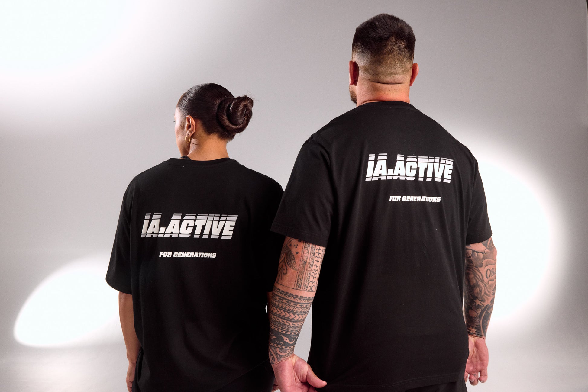 IA.ACTIVE TEE BLACK
