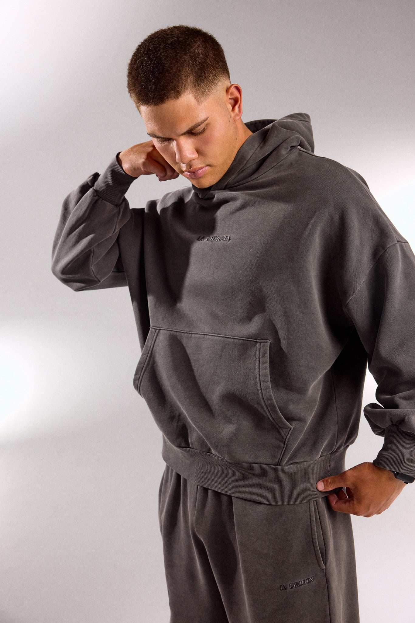 ESSENTIAL OVERSIZED HOODIE STORM