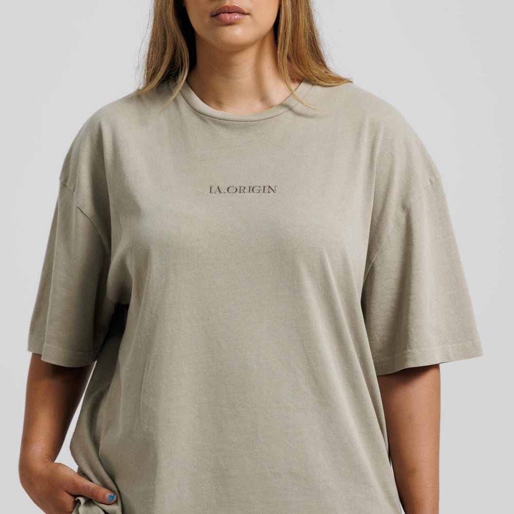 ESSENTIAL HEAVY WEIGHT TEE SAND