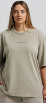 ESSENTIAL HEAVY WEIGHT TEE SAND