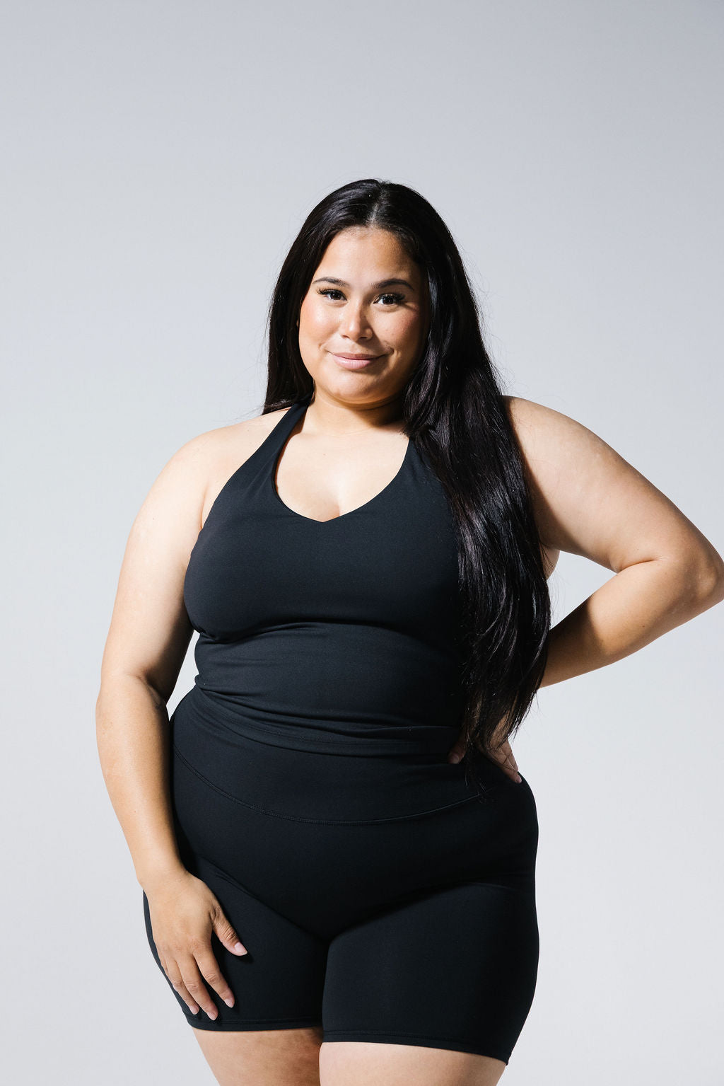HALTER NECK TANK ONYX