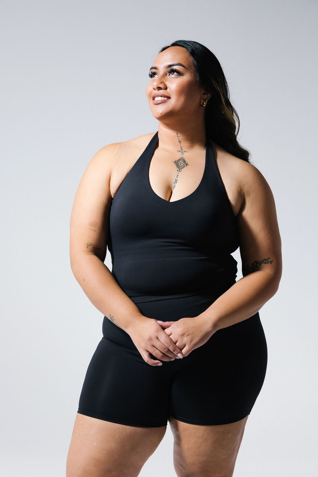 HALTER NECK TANK ONYX